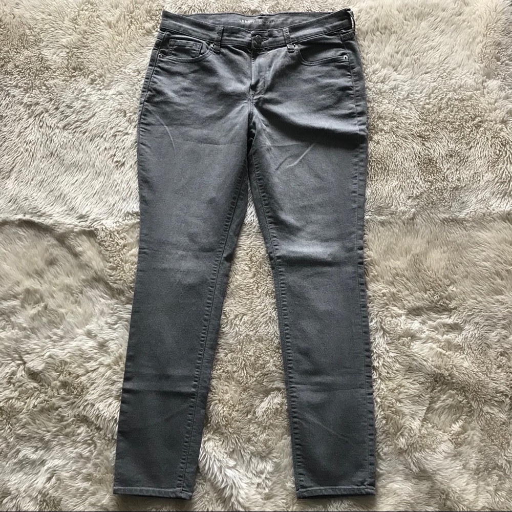 Old Navy Curvy Skinny Jeans Grey Flint 10 Regular